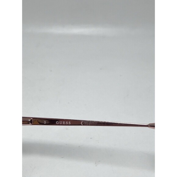 GUESS Eyeglass Frames Only GU2766 002 53mm Black Gold Metal Cat Eye Glasses - Picture 3 of 6
